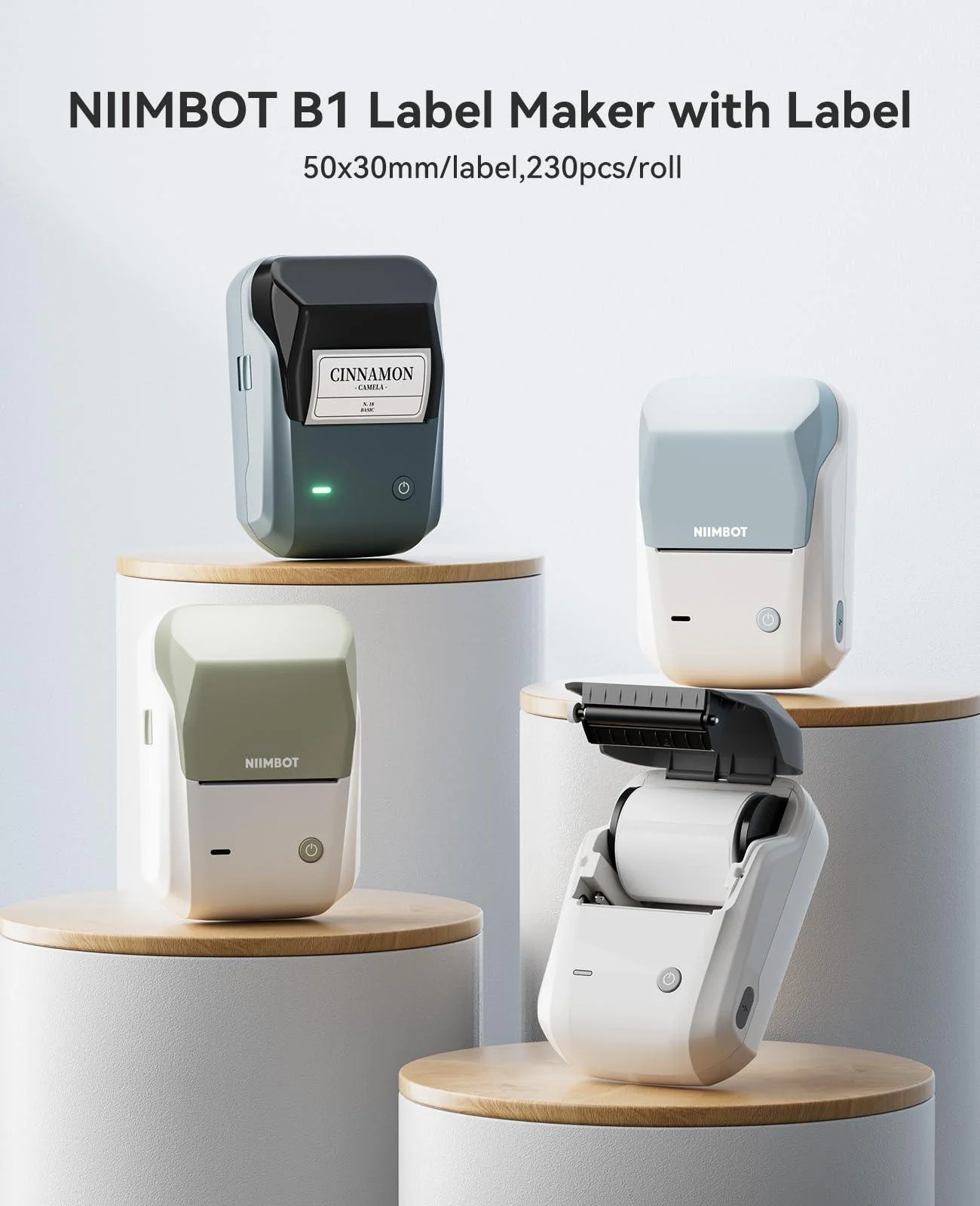 NIIMBOT B1 Inkless Thermal Label Printer, Create Professional Business Labels with Ease - Image 12