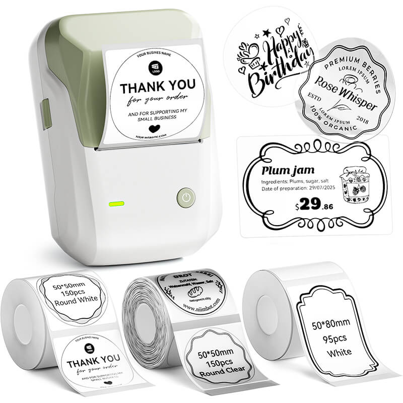 NIIMBOT B1 Inkless Thermal Label Printer, Create Professional Business Labels with Ease - Image 31