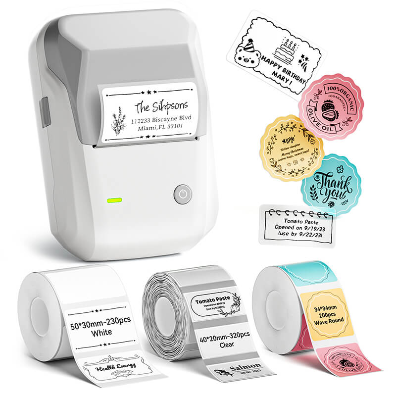NIIMBOT B1 Inkless Thermal Label Printer, Create Professional Business Labels with Ease - Image 37