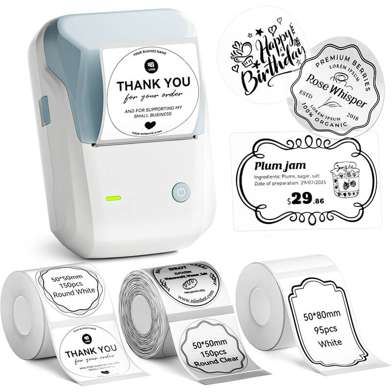 NIIMBOT B1 Inkless Thermal Label Printer, Create Professional Business Labels with Ease - Image 51