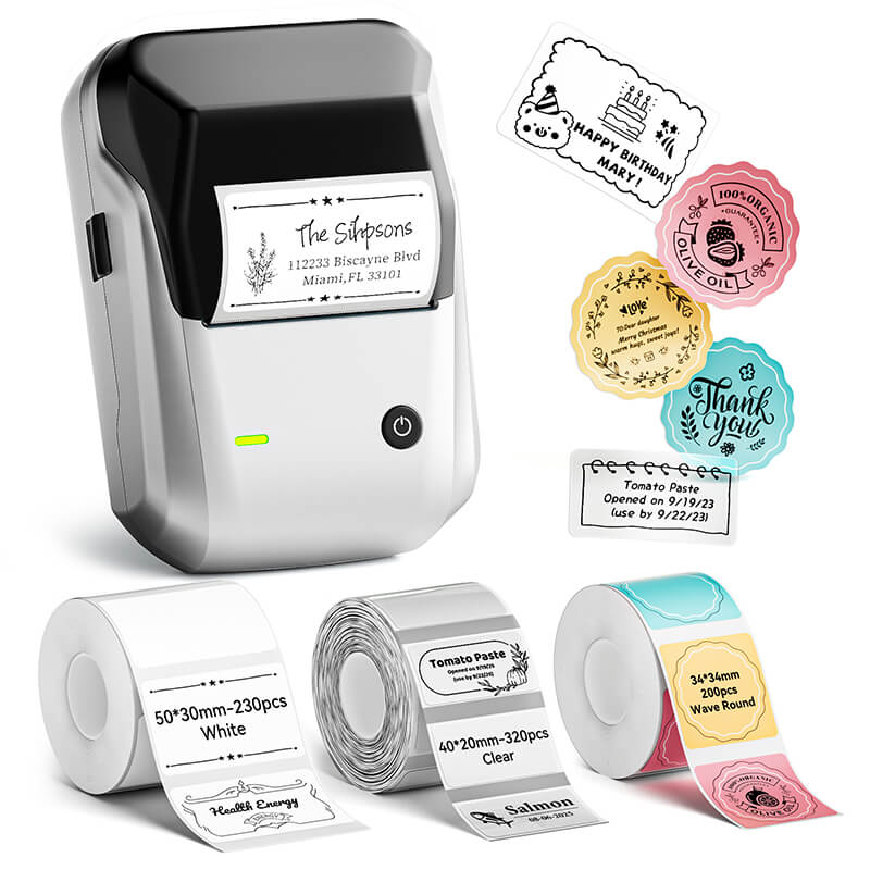 NIIMBOT B1 Inkless Thermal Label Printer, Create Professional Business Labels with Ease - Image 65