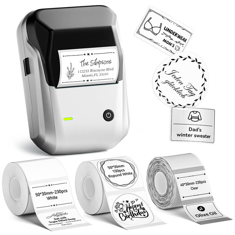NIIMBOT B1 Inkless Thermal Label Printer, Create Professional Business Labels with Ease - Image 66