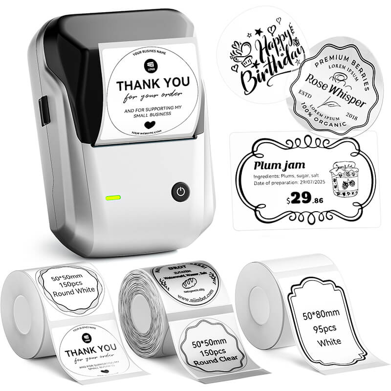 NIIMBOT B1 Inkless Thermal Label Printer, Create Professional Business Labels with Ease - Image 69