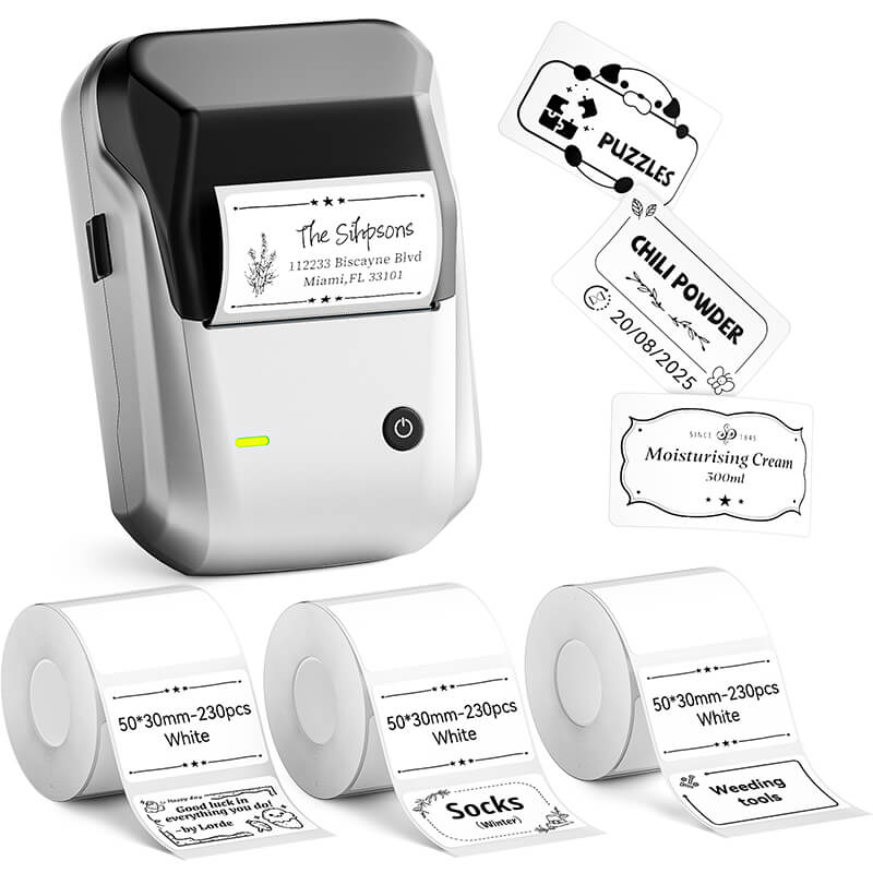 NIIMBOT B1 Inkless Thermal Label Printer, Create Professional Business Labels with Ease - Image 73