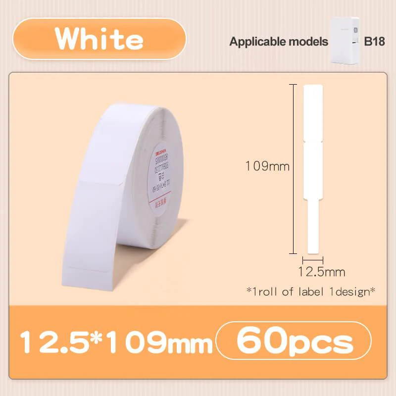 NIIMBOT N1 Colorful Label Stickers, Waterproof and High Temperature Resistance - Image 14