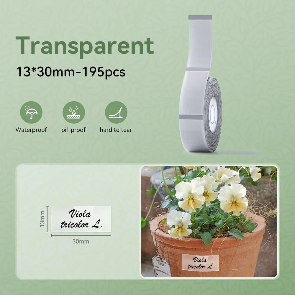 NIIMBOT N1 Colorful Label Stickers, Waterproof and High Temperature Resistance - Image 25