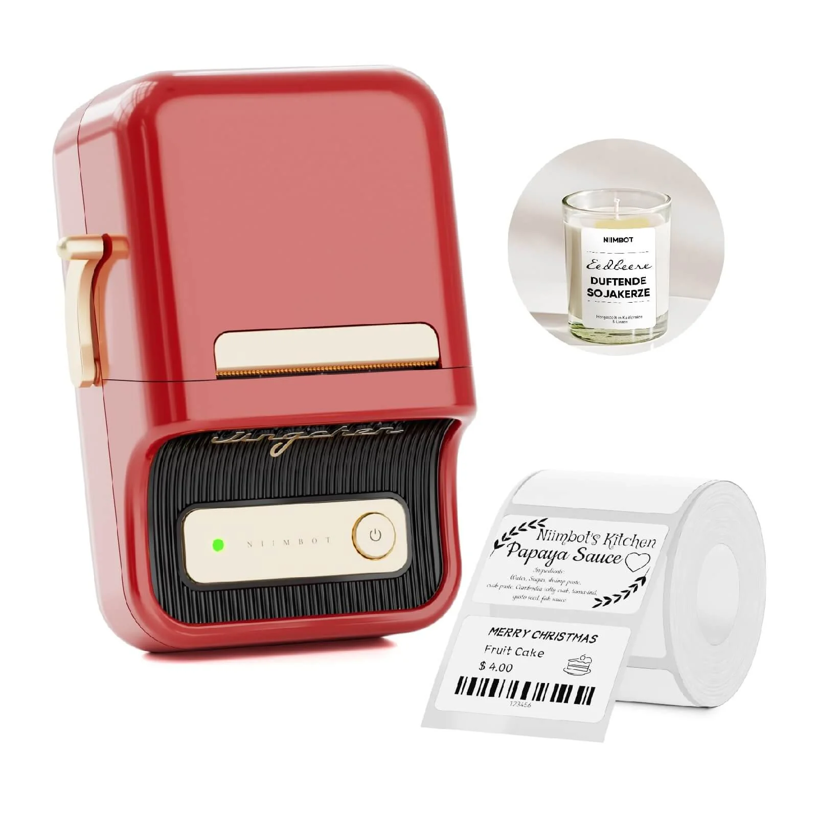 NIIMBOT B21 Bluetooth Thermal Label Printer, Efficient for Home, Office, Business - Image 24