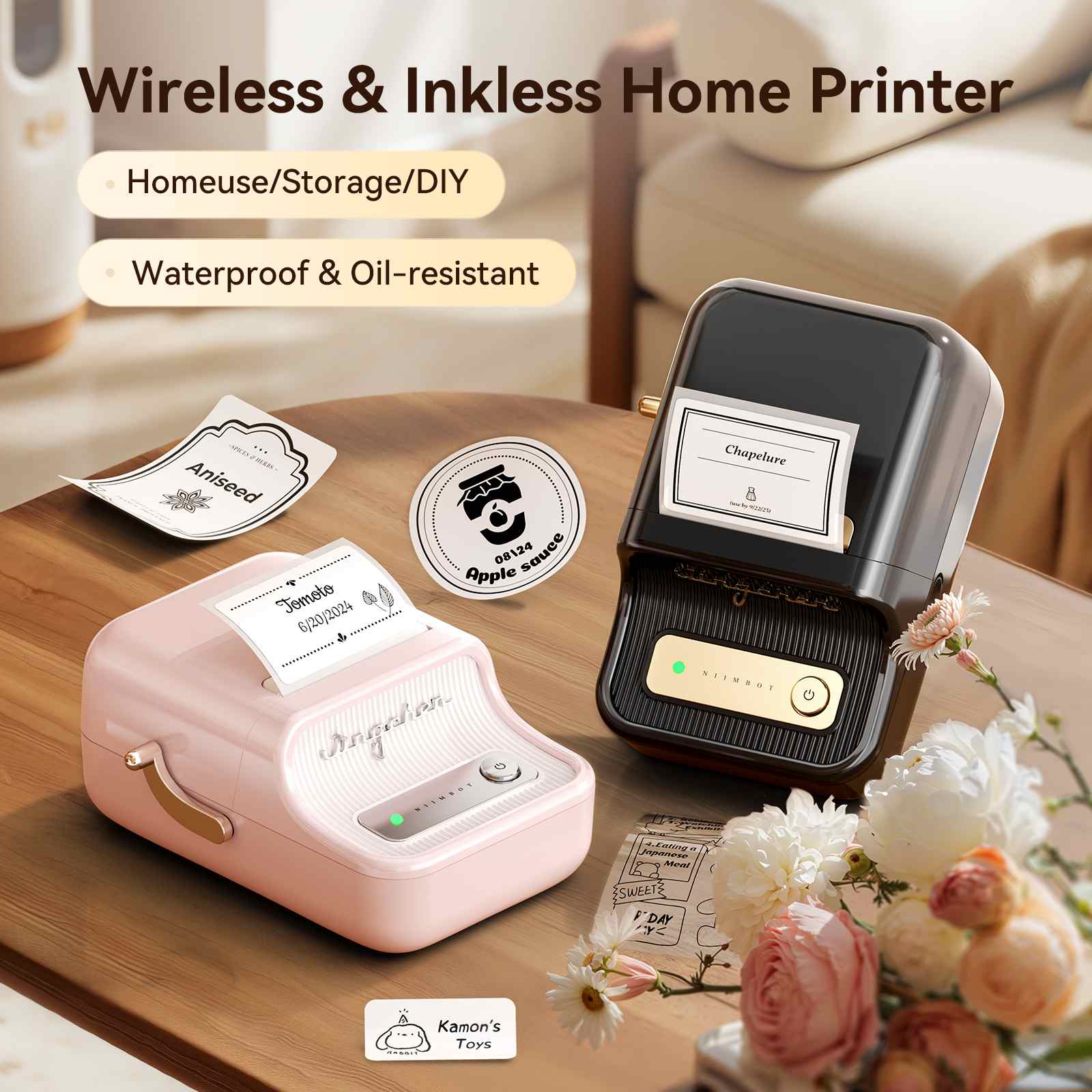 NIIMBOT B21 Bluetooth Thermal Label Printer, Efficient for Home, Office, Business - Image 29
