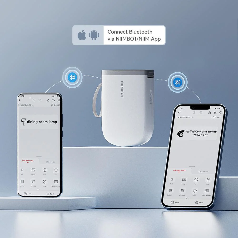 NIIMBOT D11 Upgraded 300dpi Mini Printer Portable Bluetooth Connection for Home, School - Image 6