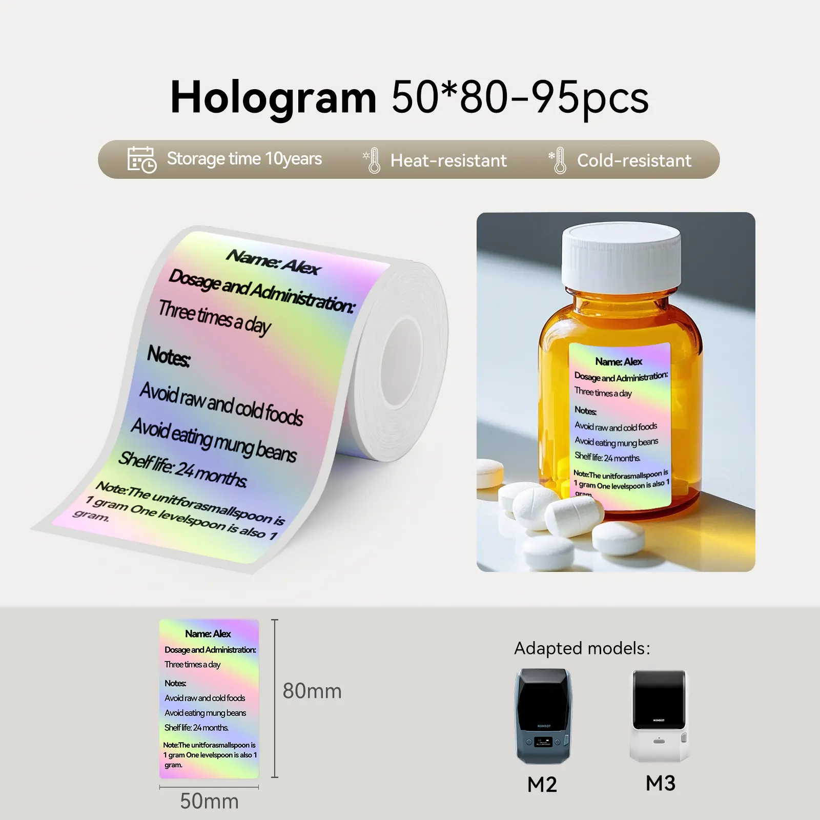 Thermal Transfer Label Printer Labels for M2, M3 - Image 54