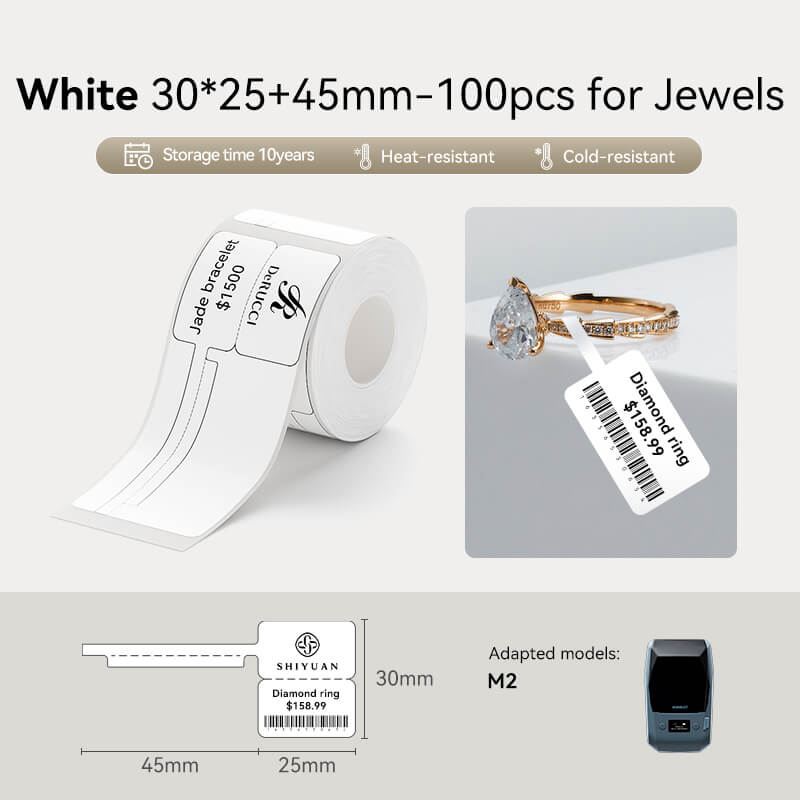 Jewelry Label for NIIMBOT Label Printer Suitable for the jewelry business, custom labels - Image 9