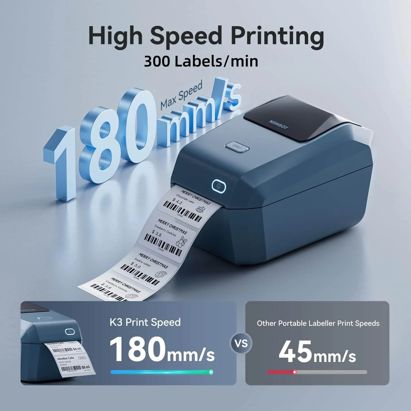 NIIMBOT K3 Thermal Inkless Label Maker - Efficiently Tool for Business - Image 6
