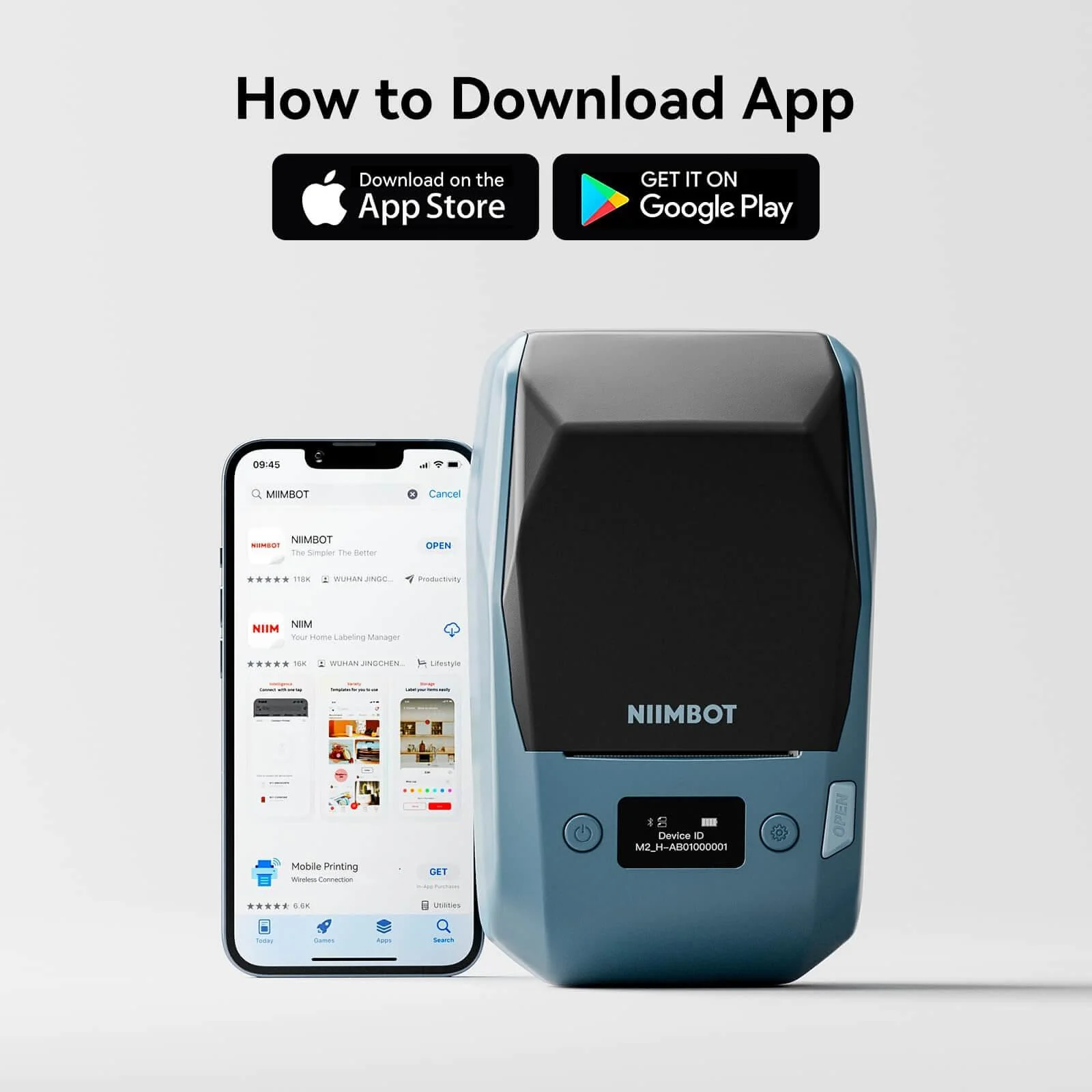 NIIMBOT M2 Thermal Transfer Label Maker, Smart Color Printing with Phones & PC for Office, Lab, Vial Bottle - Image 13