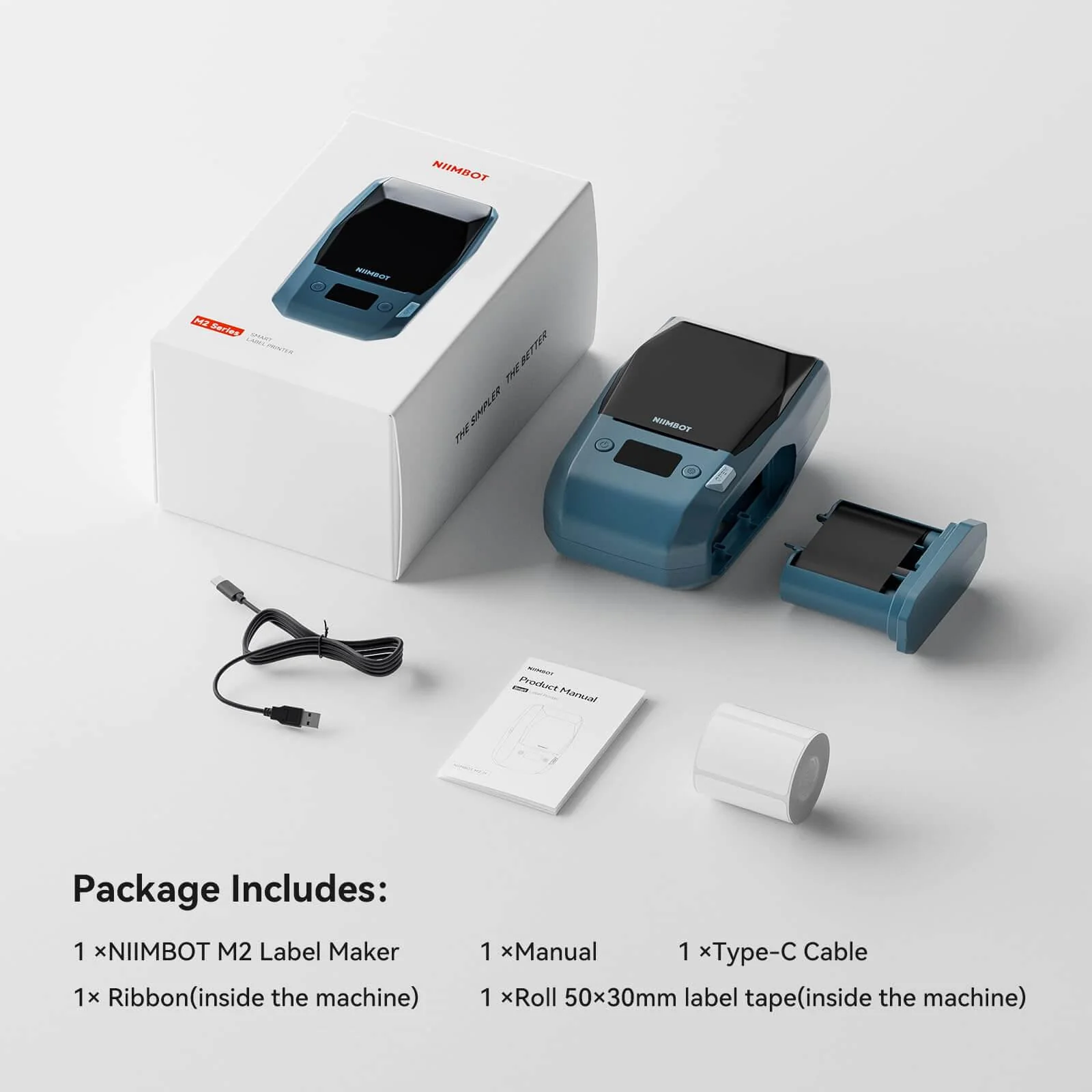 NIIMBOT M2 Thermal Transfer Label Maker, Smart Color Printing with Phones & PC for Office, Lab, Vial Bottle - Image 14