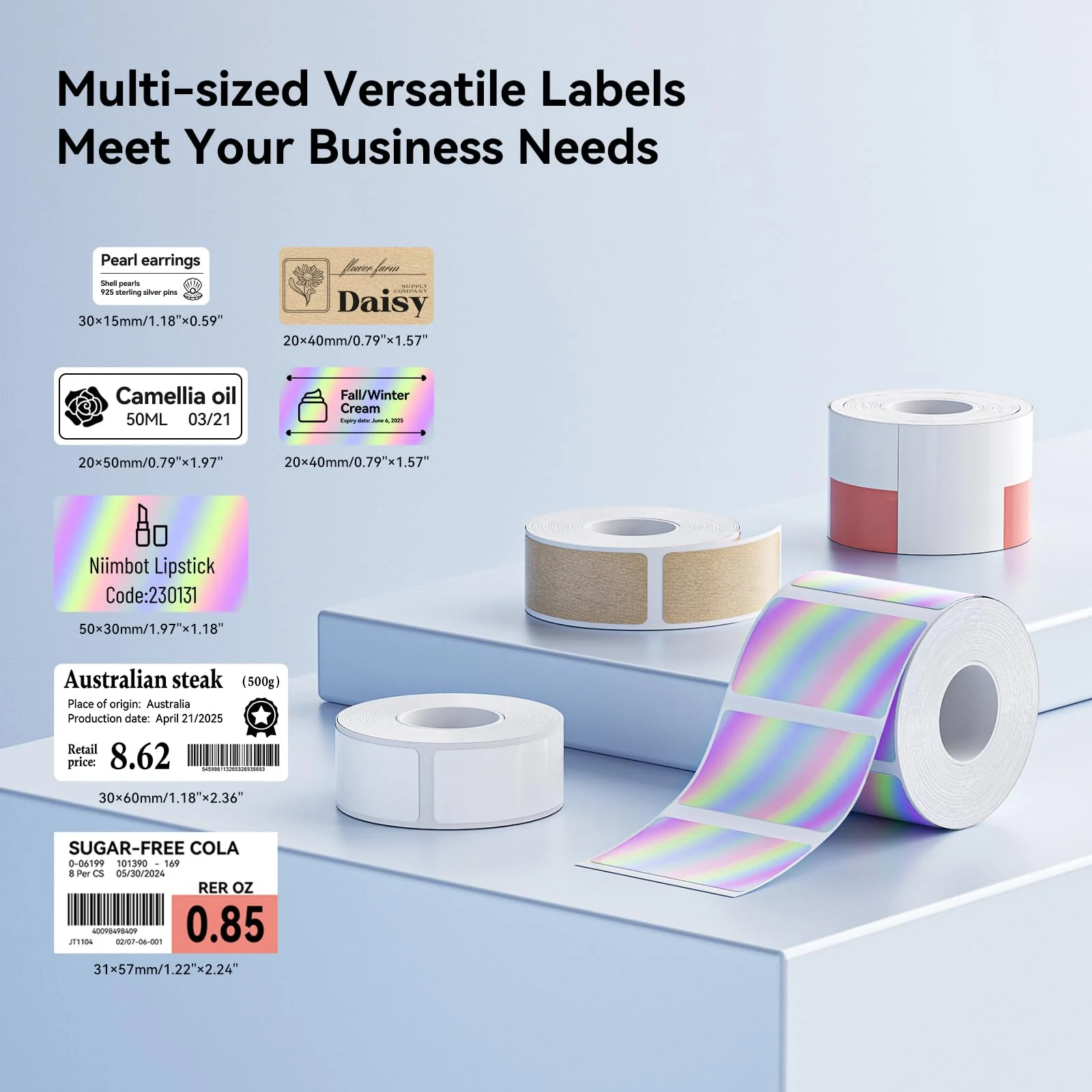 NIIMBOT M2 Thermal Transfer Label Maker, Smart Color Printing with Phones & PC for Office, Lab, Vial Bottle - Image 5