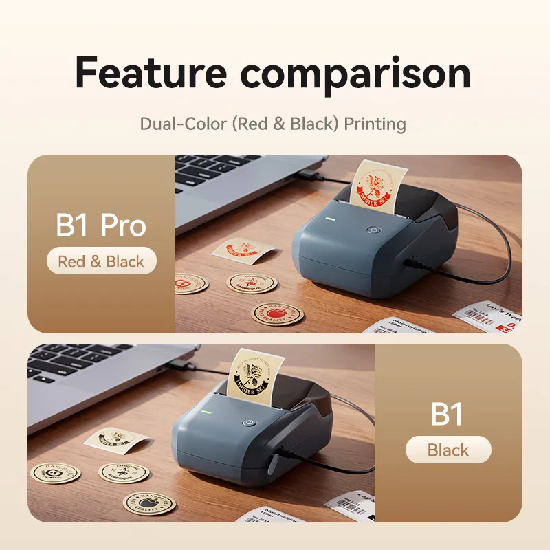 NIIMBOT B1 Pro Label Maker, 300DPI HD Label Printer, Ideal for Notes, Photos, Study and Work - Image 5