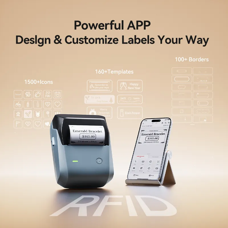 NIIMBOT B1 Pro Label Maker, 300DPI HD Label Printer, Ideal for Notes, Photos, Study and Work - Image 7