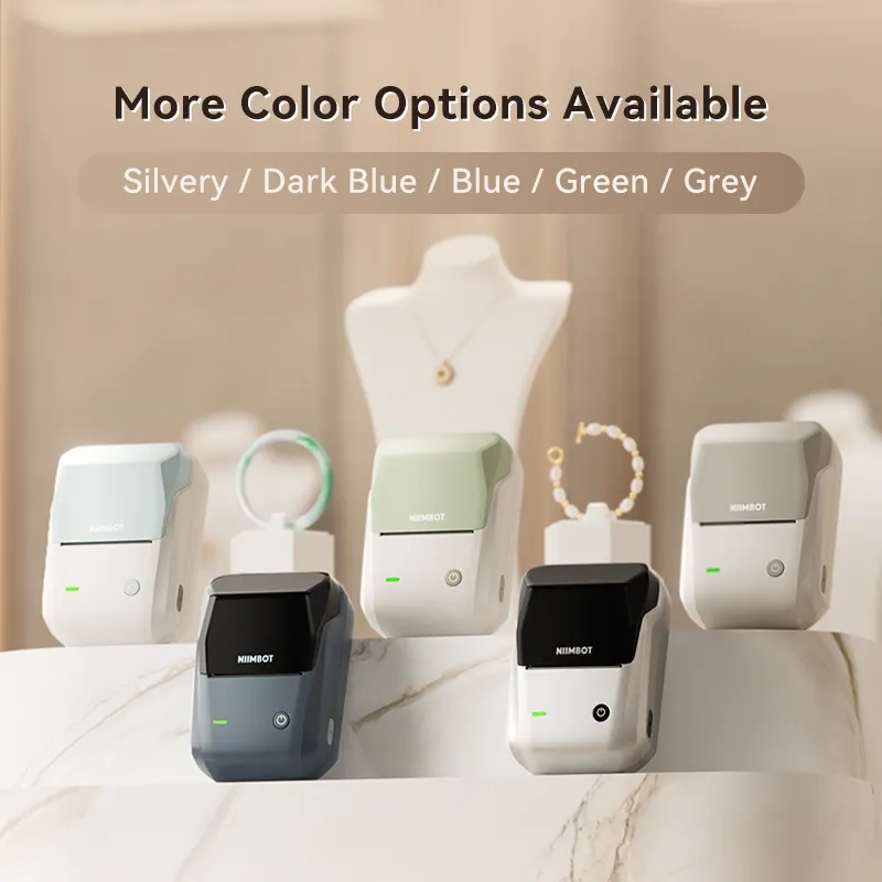 NIIMBOT B1 Thermal Jewelry Label Printer set (with 3 Rolls Jewelry Labels), for Jewelry sales, Support Android, iPhone, Windows - Image 6