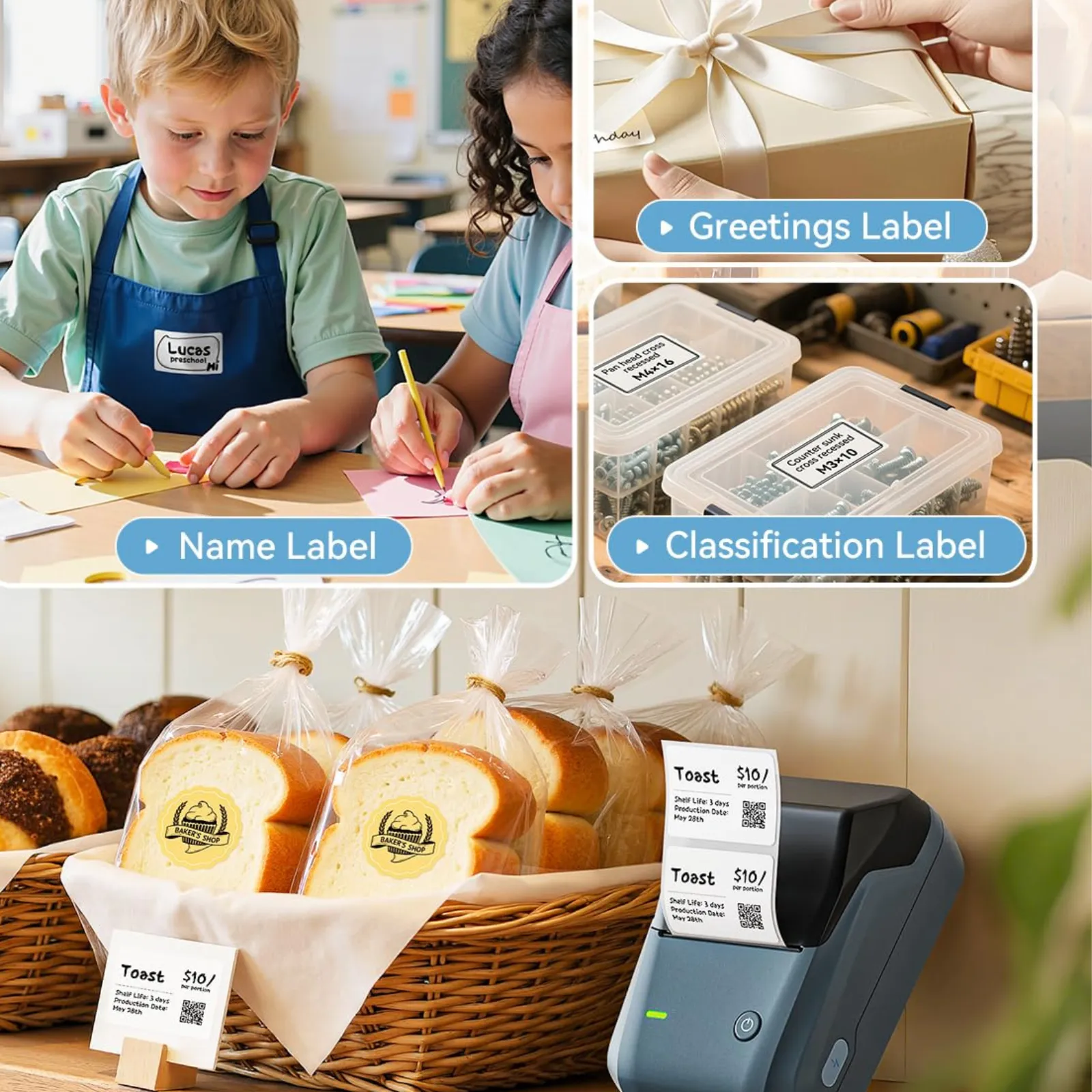 NIIMBOT B1 Multifunctional Office Label Printer for Home, Business Support Android, iPhone, Windows - Image 5