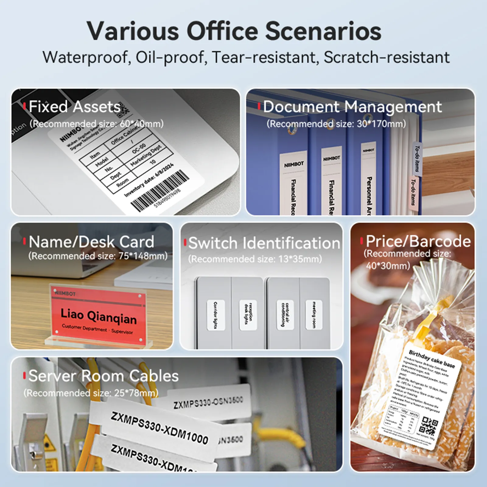 NIIMBOT B1 Multifunctional Office Label Printer for Home, Business Support Android, iPhone, Windows - Image 8