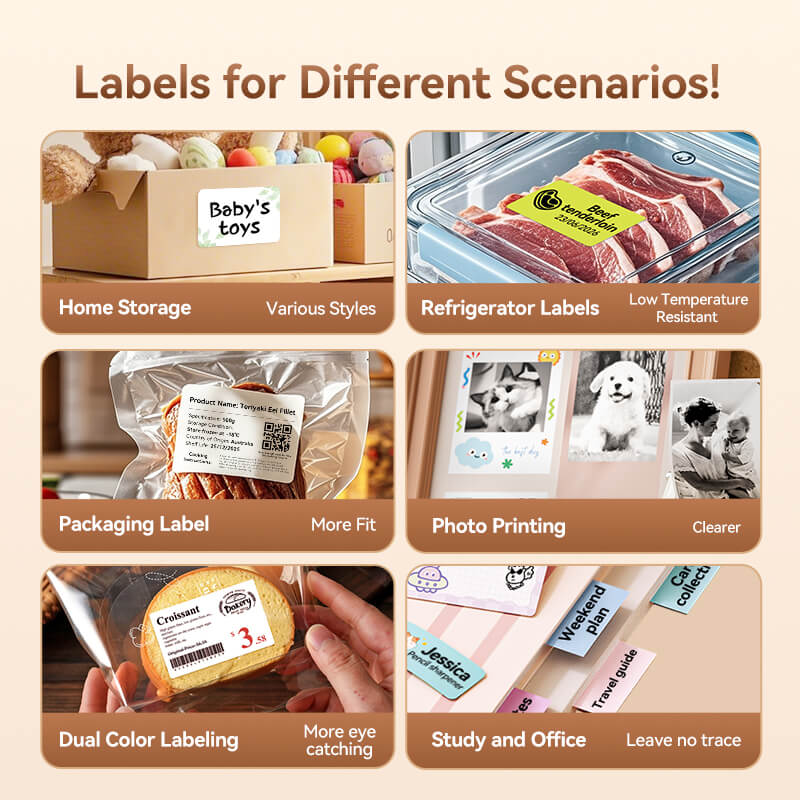 NIIMBOT B2 Label Maker, Thermal Label Printer, Portable Inkless Label Makers for Home/Office/Business - Image 10