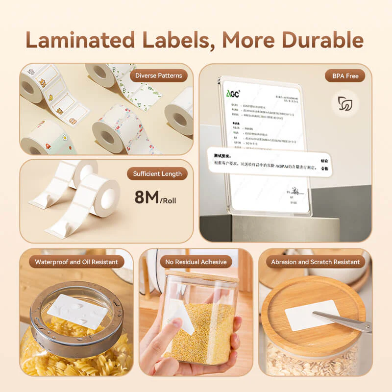 NIIMBOT B2 Label Maker, Thermal Label Printer, Portable Inkless Label Makers for Home/Office/Business - Image 9