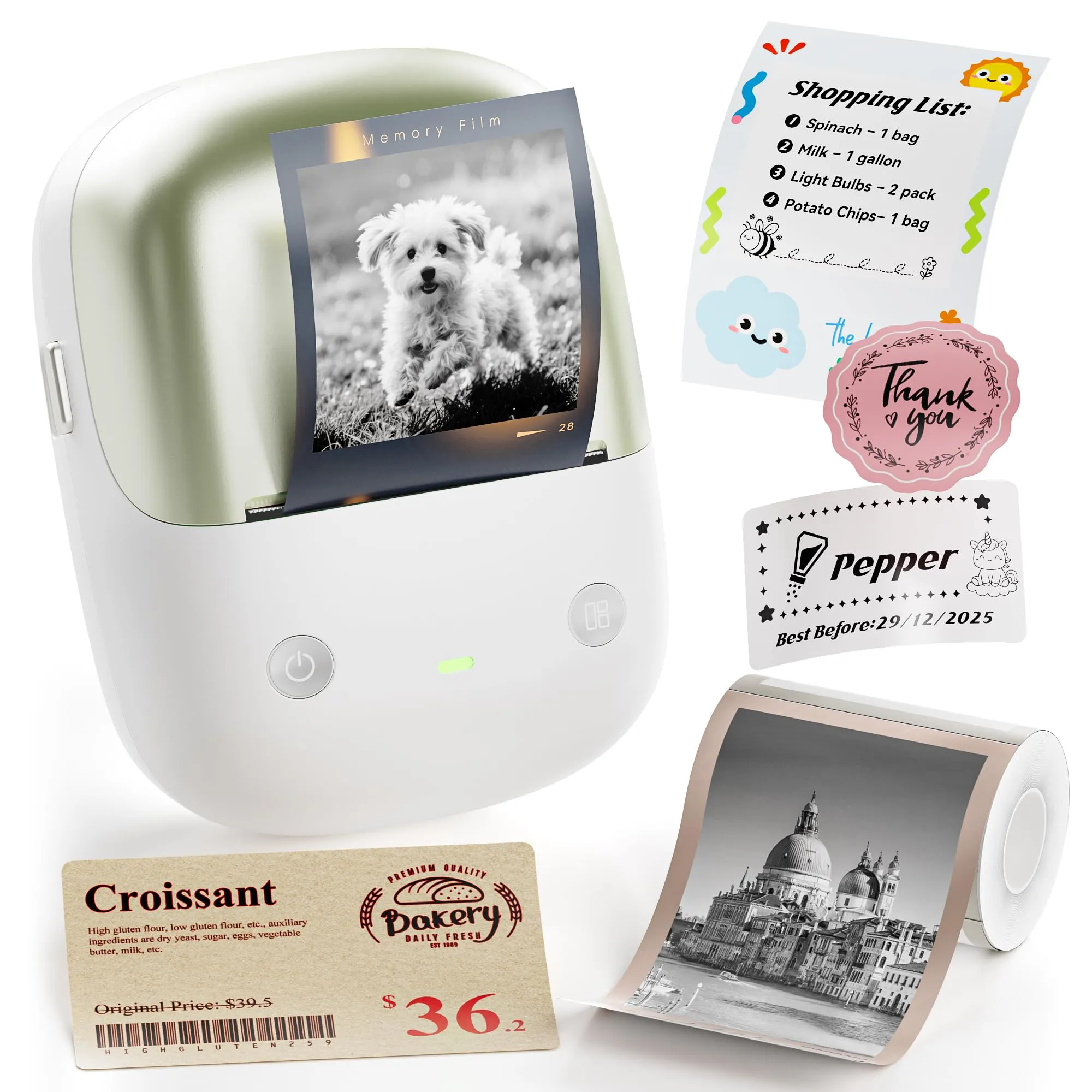 NIIMBOT B2 Pro 300 DPI High Definition, Portable Thermal Label Printer with Fun APP for Photos, Scrapbook, Home,School Oragnization - Image 8
