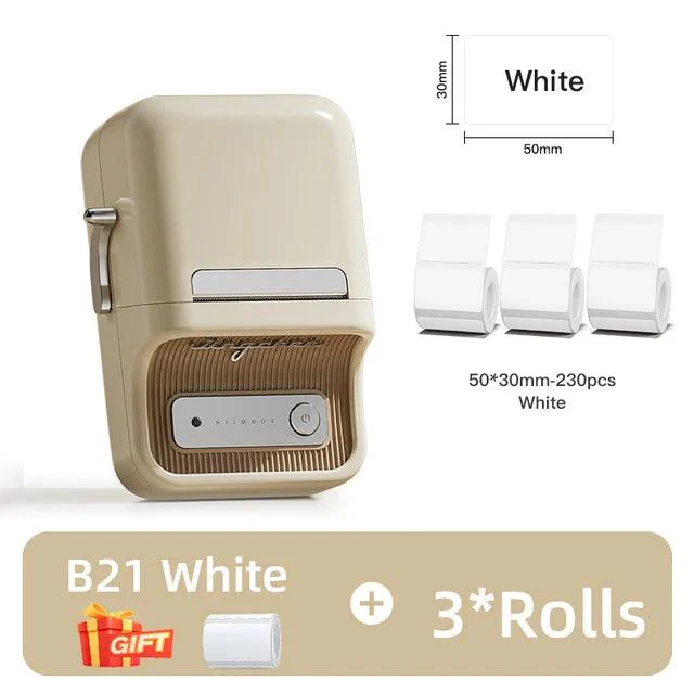 NIIMBOT B21 Bluetooth Thermal Label Printer, Efficient for Home, Office, Business - Image 9