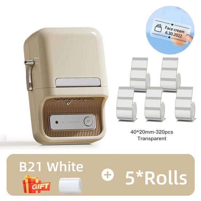NIIMBOT B21 Bluetooth Thermal Label Printer, Efficient for Home, Office, Business - Image 10