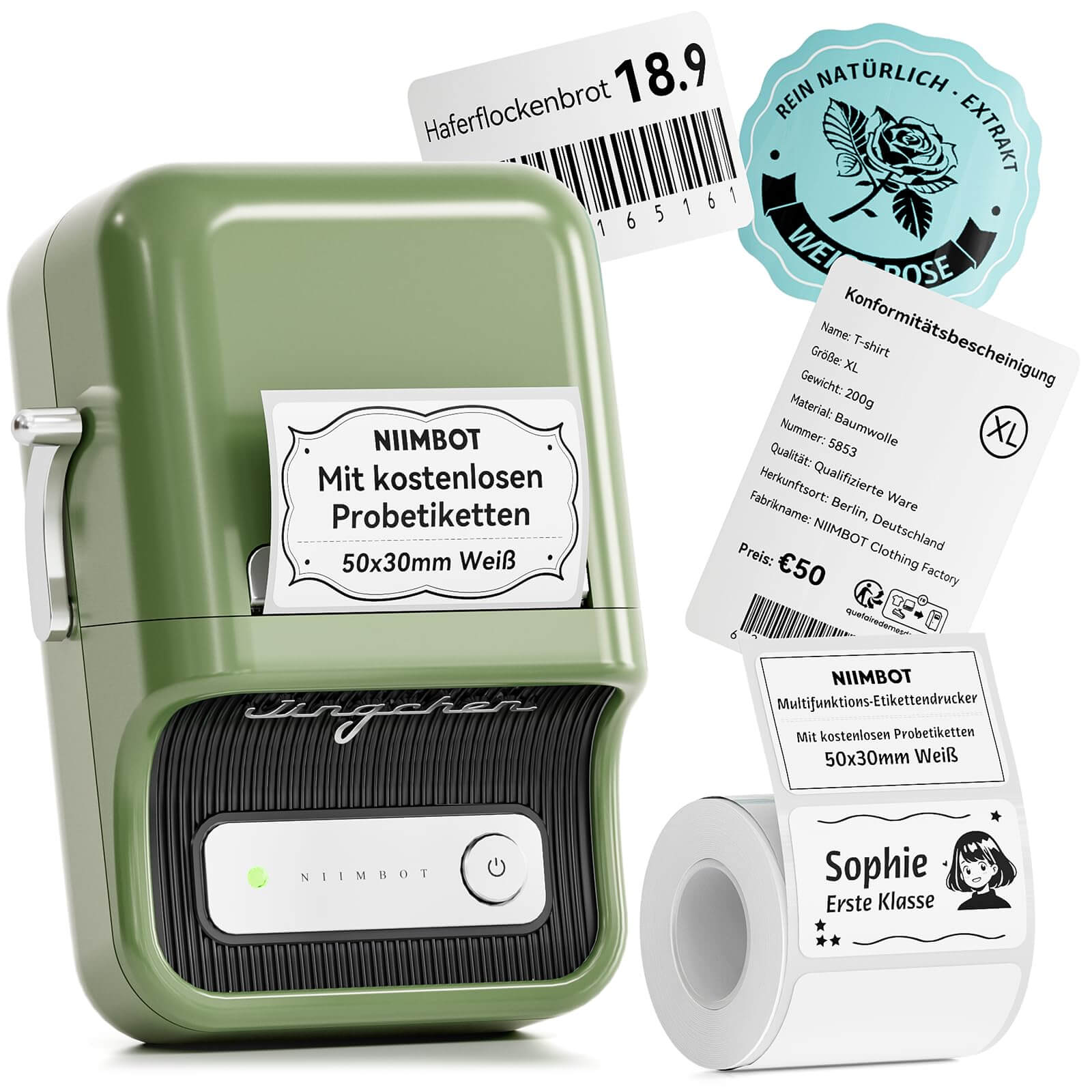 NIIMBOT B21 Bluetooth Thermal Kitchen Storage Labels Printer, Efficient for Home, Support PC&Phone - Image 18