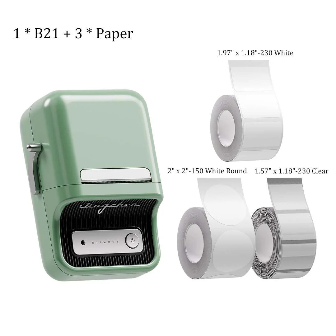 NIIMBOT B21 Bluetooth Thermal Label Printer, Efficient for Home, Office, Business - Image 20