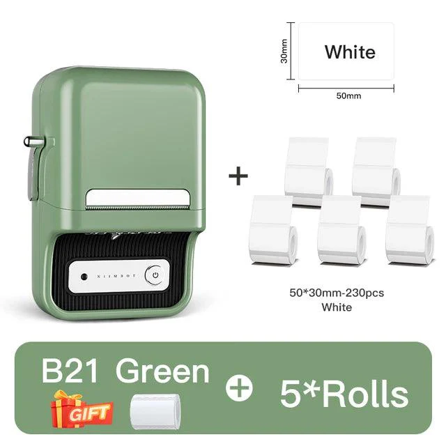 NIIMBOT B21 Bluetooth Thermal Label Printer, Efficient for Home, Office, Business - Image 22