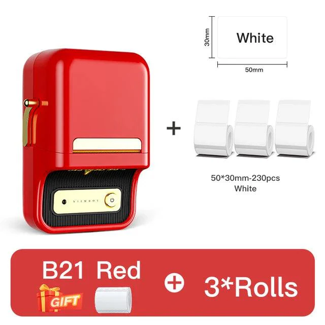 NIIMBOT B21 Bluetooth Thermal Label Printer, Efficient for Home, Office, Business - Image 26