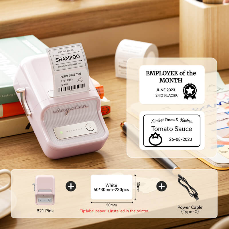 NIIMBOT B21 Bluetooth Thermal Label Printer, Efficient for Home, Office, Business - Image 35