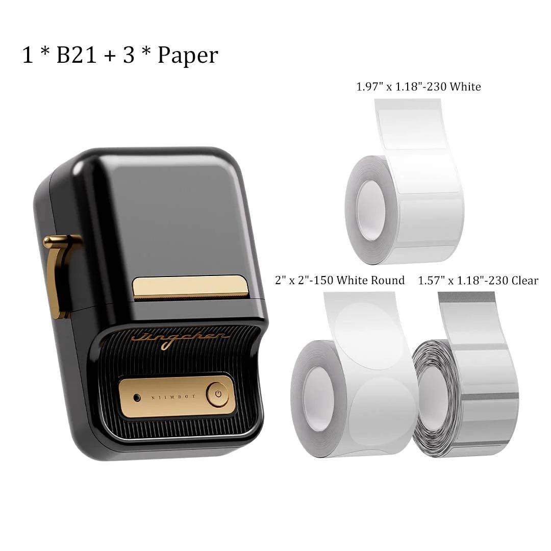 NIIMBOT B21 Bluetooth Thermal Label Printer, Efficient for Home, Office, Business - Image 13