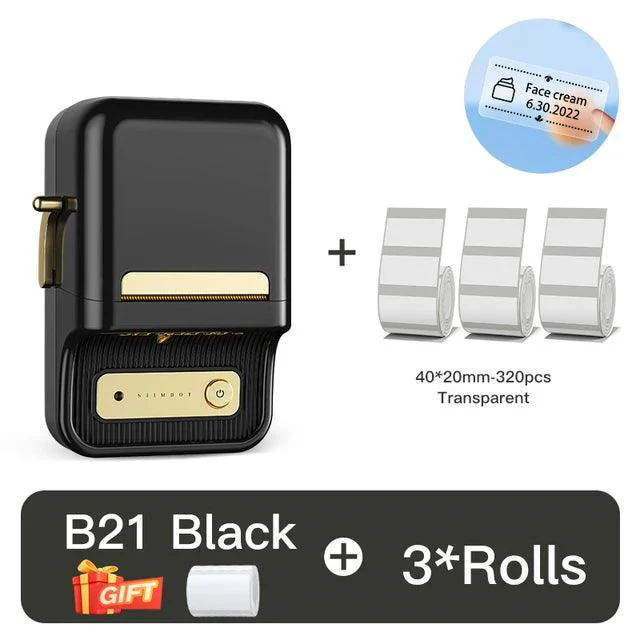 NIIMBOT B21 Bluetooth Thermal Label Printer, Efficient for Home, Office, Business - Image 14