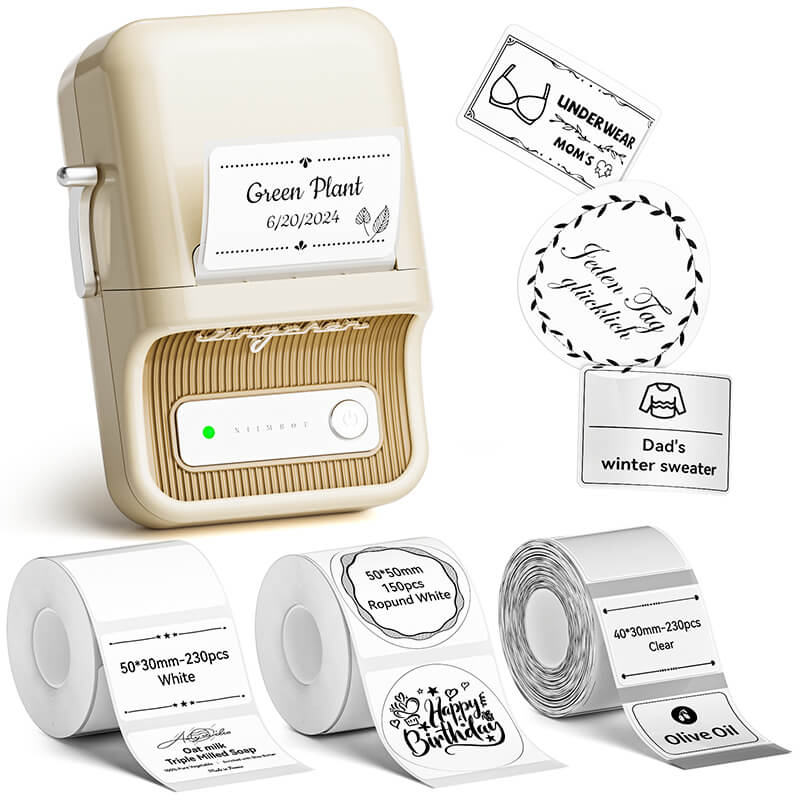 NIIMBOT B21 Pro 300dpi Label Printer, Photo Printing, Bluetooth Connection for Notes,Photos, Study Graphics, Memo Maker - Image 15