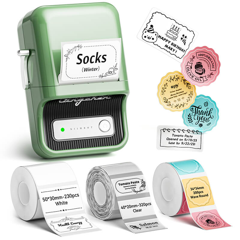 NIIMBOT B21 Pro 300dpi Label Printer, Photo Printing, Bluetooth Connection for Notes,Photos, Study Graphics, Memo Maker - Image 20