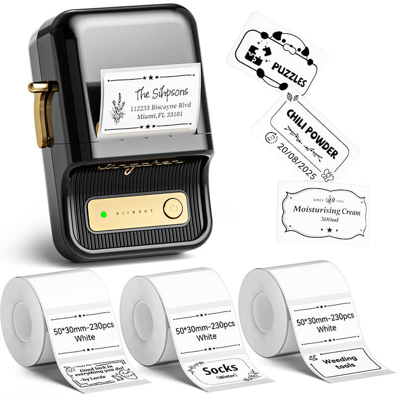 NIIMBOT B21 Pro 300dpi Label Printer, Photo Printing, Bluetooth Connection for Notes,Photos, Study Graphics, Memo Maker - Image 22