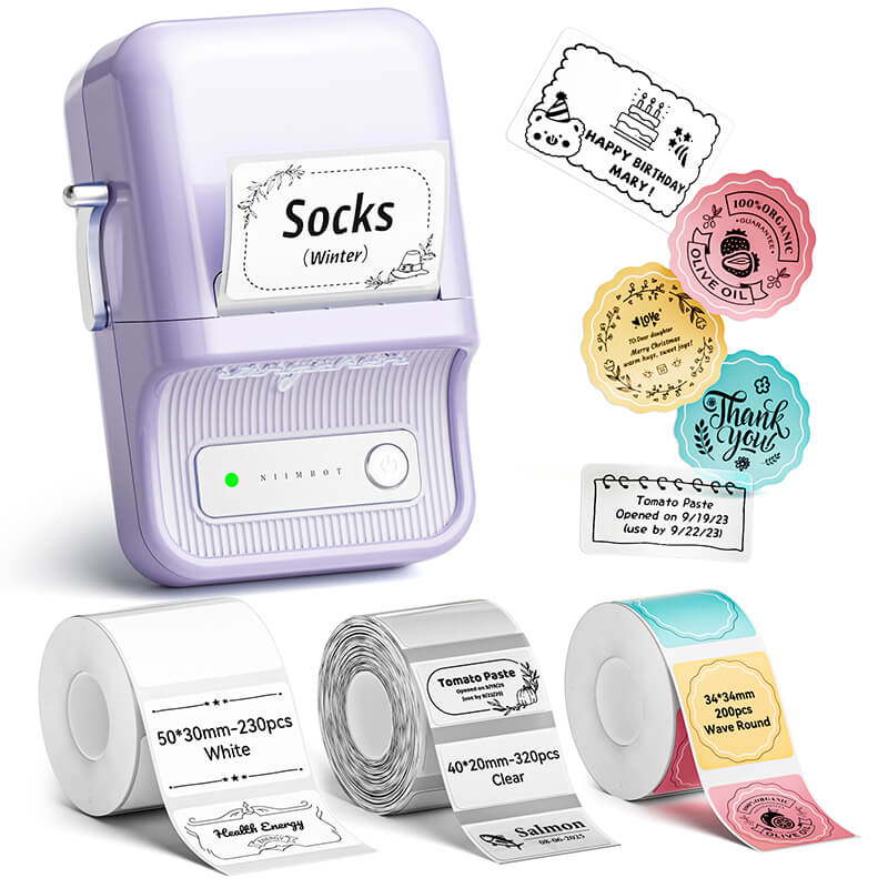NIIMBOT B21 Pro 300dpi Label Printer, Photo Printing, Bluetooth Connection for Notes,Photos, Study Graphics, Memo Maker - Image 26