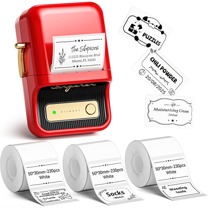 NIIMBOT B21 Pro 300dpi Label Printer, Photo Printing, Bluetooth Connection for Notes,Photos, Study Graphics, Memo Maker - Image 31