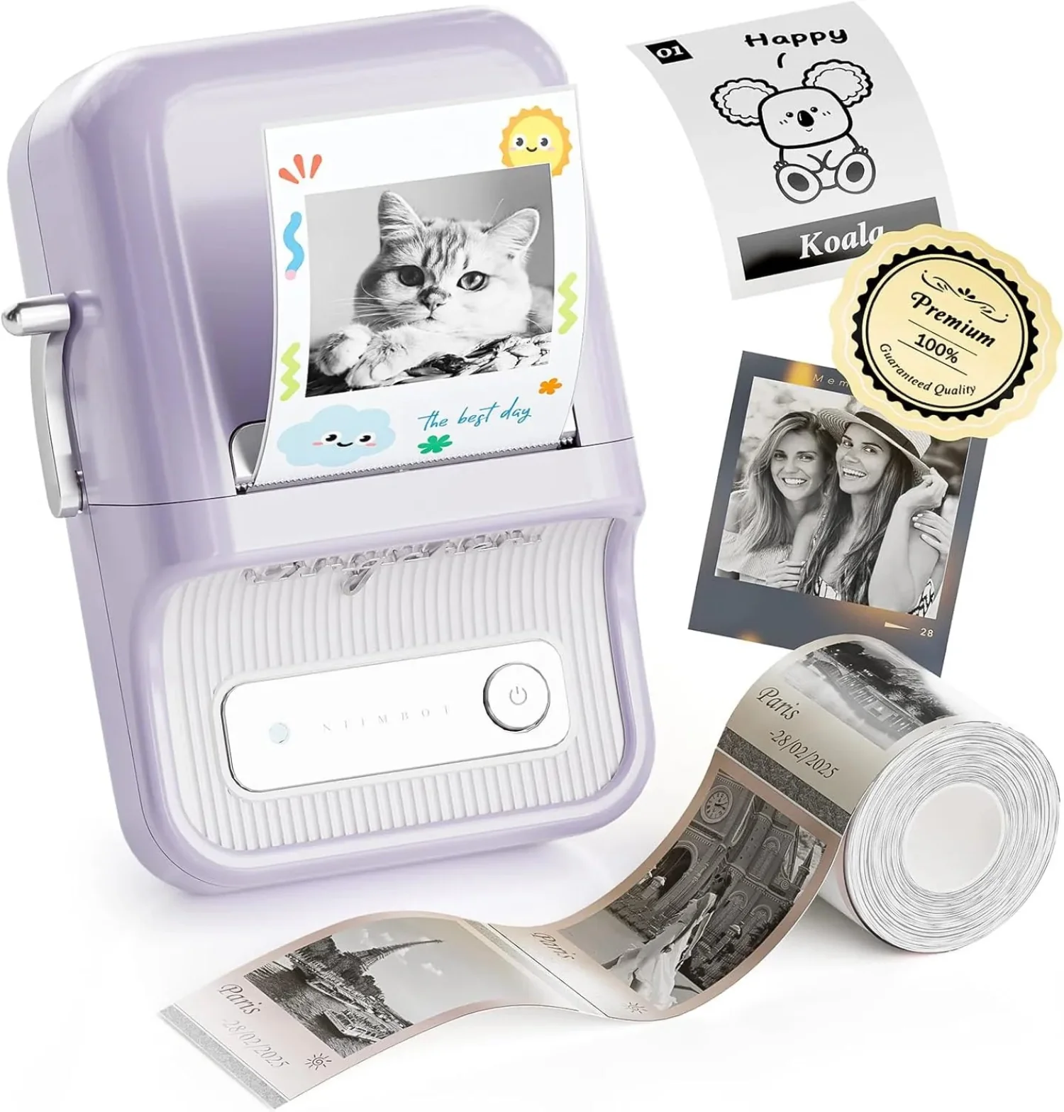 NIIMBOT B21 Pro 300dpi Label Printer, Photo Printing, Bluetooth Connection for Notes,Photos, Study Graphics, Memo Maker - Image 34