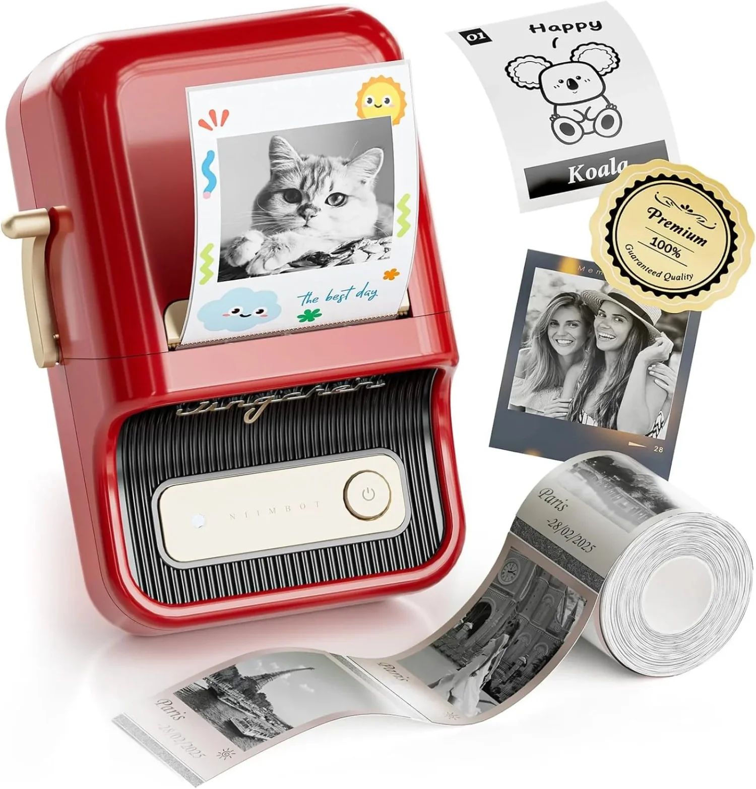 NIIMBOT B21 Pro 300dpi Label Printer, Photo Printing, Bluetooth Connection for Notes,Photos, Study Graphics, Memo Maker - Image 37