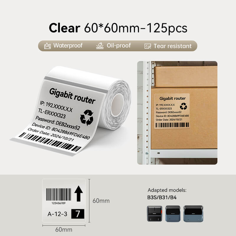 NIIMBOT B4 Inkless Thermal Label Maker for Shipping Label, Idea for bussiness&offices - Image 14