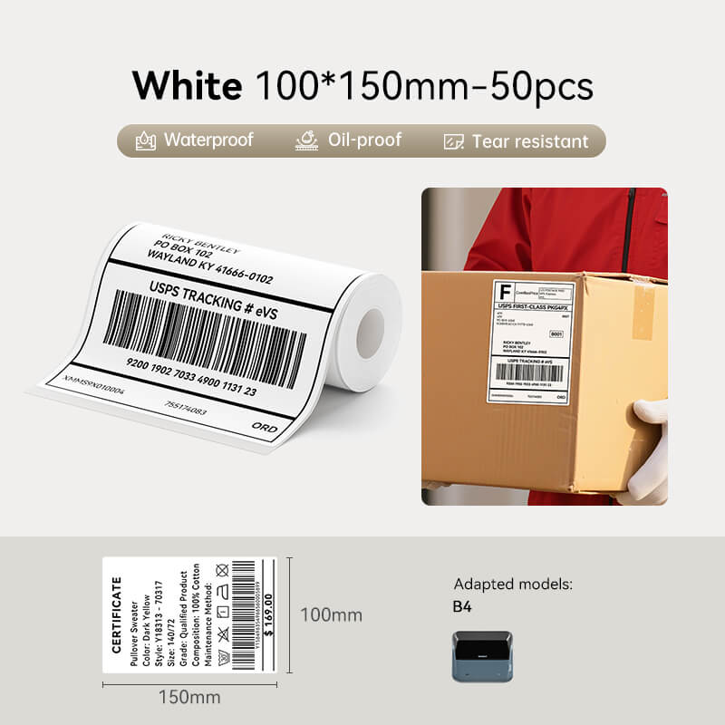 NIIMBOT B4 Inkless Thermal Label Maker for Shipping Label, Idea for bussiness&offices - Image 11