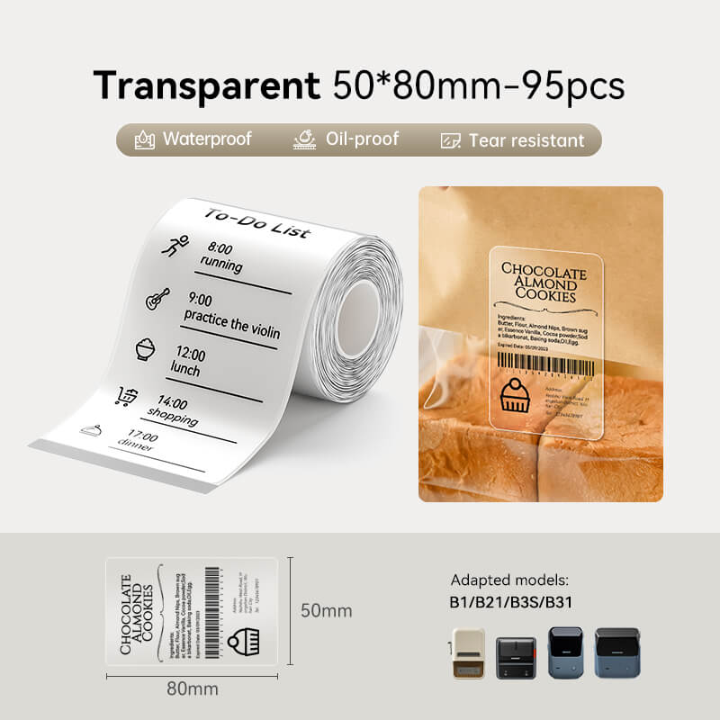 Clear Label Tape for B21, B1, B3S - Image 17