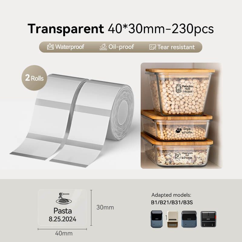 Clear Label Tape for B21, B1, B3S - Image 21