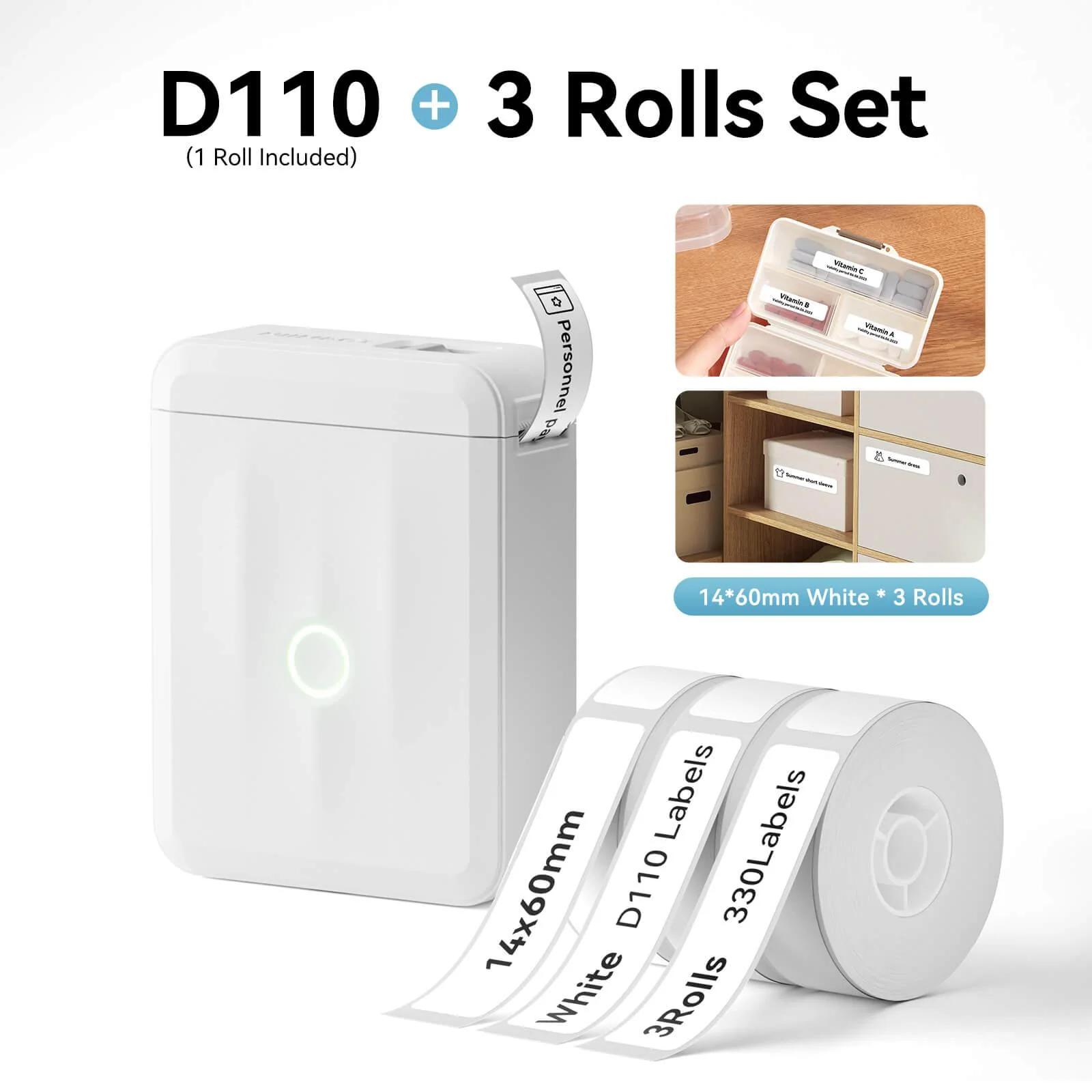 NIIMBOT D110 Upgraded Bluetooth Printer for Office, Home, Kitchen, School - Image 18