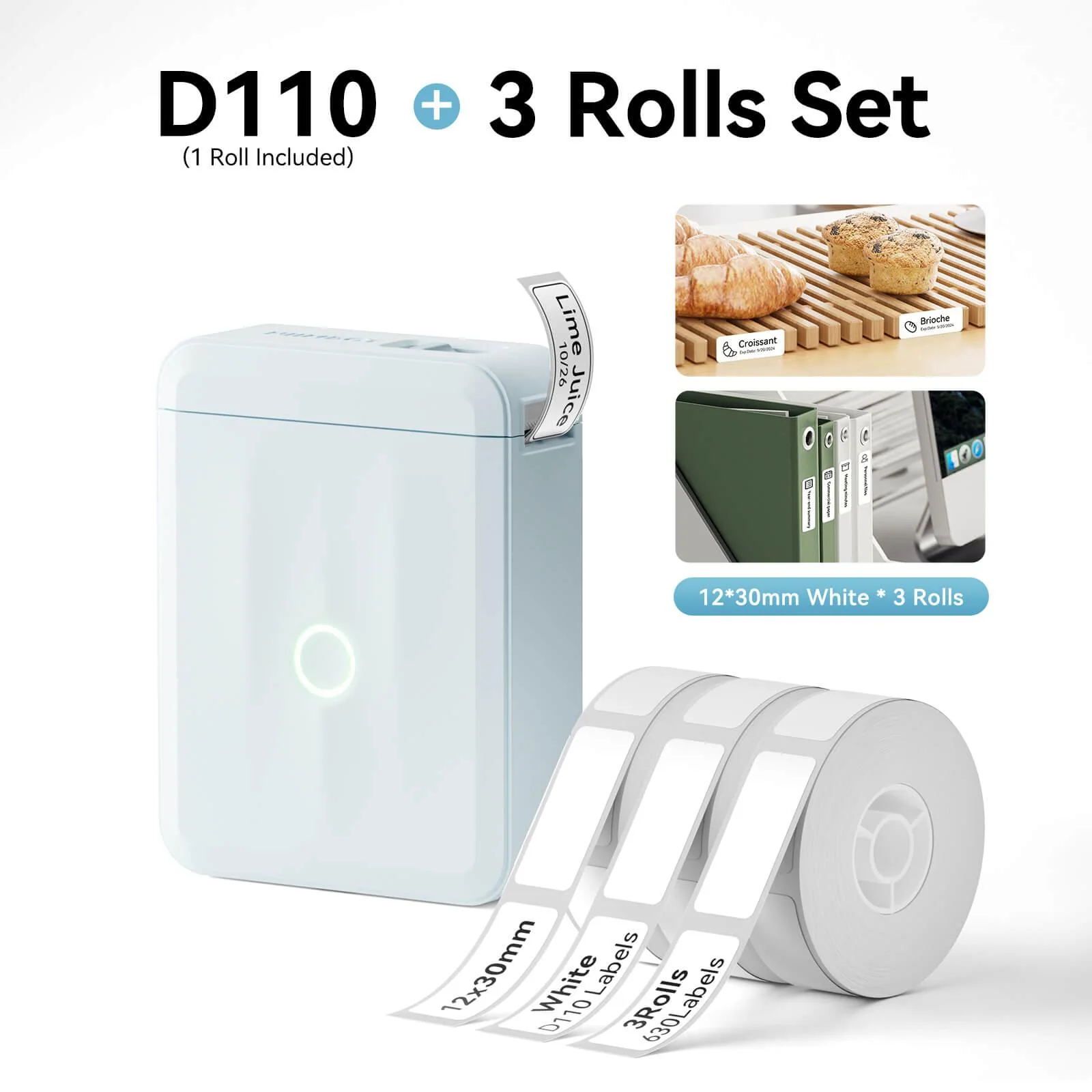 NIIMBOT D110 Upgraded Bluetooth Printer for Office, Home, Kitchen, School - Image 22