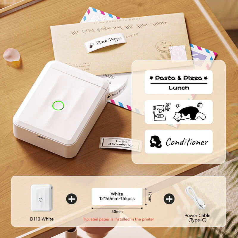 NIIMBOT D110 Upgraded Bluetooth Printer for Office, Home, Kitchen, School - Image 13